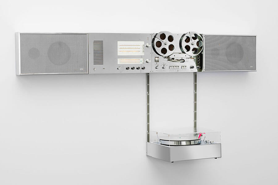 The Wandanlage wall-mounted Hi-Fi system (Virgil Abloh), 2021